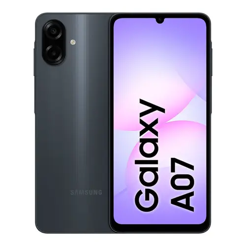 Smartphone Samsung Galaxy A07 4G 128GB 4GB RAM Câmera Dupla + Frontal 8MP Tela 6,7" - Preto