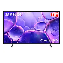 Smart TV 4K 75” Samsung Crystal UHD U8100F Xbox Cloud Gaming com Canais Gratuitos HDR 3 HDMI 1 USB
