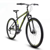 Bicicleta Aro 29 Houston Netuno Freio á Disco 21 Marchas - Preta