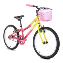 Bicicleta Infantil Aro 20 Houston Bixy - Amarelo/Rosa