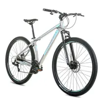 Bicicleta Aro 29 Houston Skyller Freio Disco Mecânico 21 Marchas - Inox