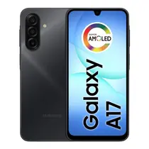 Smartphone Samsung Galaxy A17 4G 128GB 4GB RAM 4GB RAM Plus Câmera Tripla + Frontal 13 MP Tela 6,7” - Preto