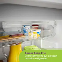 Geladeira Consul CRM44MK 377 Litros Duplex Frost Free Tecnologia Inverter Inox