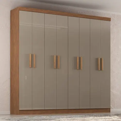 Guarda-Roupa Casal 8 Portas 2 Gavetas Atualle Petrópolis