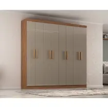 Guarda-Roupa Casal 8 Portas 2 Gavetas Atualle Petrópolis