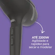 Secador de Cabelo Cadence Eleva SEC565 Chumbo
