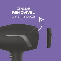 Secador de Cabelo Cadence Eleva SEC565 Chumbo