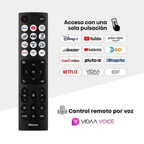 Smart TV 4K 65" Hisense DLED 65A6NV com Comando de Voz e Inteligência Artificial HDR 4 HDMI 2 USB