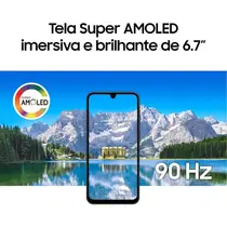 Smartphone Samsung Galaxy A17 5G 128GB 4GB RAM 4GB RAM Plus Câmera Tripla + Frontal 13 MP Tela 6,7” - Preto