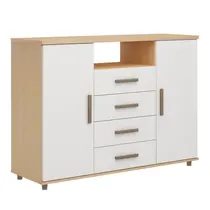 Cômoda 4 Gavetas 2 Portas Genialflex Berlim