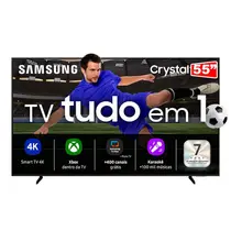 Smart TV 4K 55” Samsung LED UHD U8100F Processador Crystal 4K com Bluetooth HDR 3 HDMI 1 USB