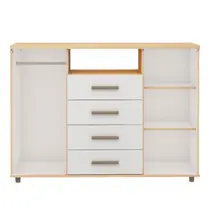 Cômoda 4 Gavetas 2 Portas Genialflex Berlim
