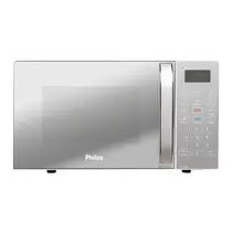 Micro-ondas Espelhado Philco PMO23E 20 Litro Branco Limpa Fácil