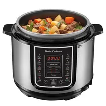 Panela de Pressão Elétrica Digital Mondial 5 Litros 900W Master Cooker Preto/Inox