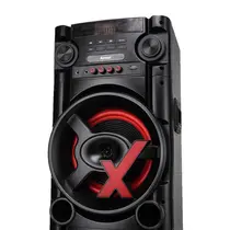 Caixa de Som Amplificada Amvox ACA 1000 NEW X Bluetooth 1000W Preta Bivolt