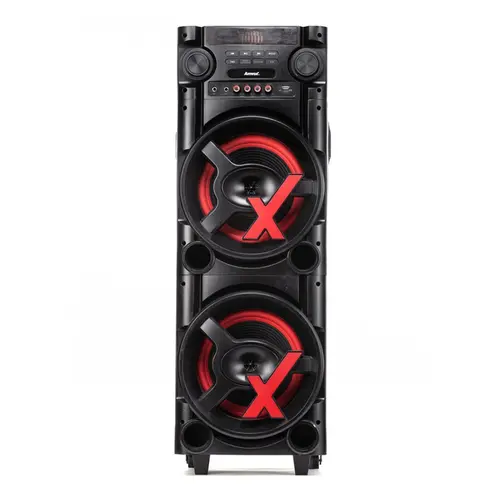Caixa de Som Amplificada Amvox ACA 1000 NEW X Bluetooth 1000W Preta Bivolt