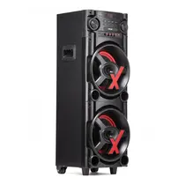 Caixa de Som Amplificada Amvox ACA 1000 NEW X Bluetooth 1000W Preta Bivolt