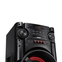Caixa de Som Amplificada Amvox ACA 1000 NEW X Bluetooth 1000W Preta Bivolt