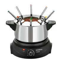 Panela Elétrica para Fondue Mondial Le Gourmet II FD-02 1200W com 8 Garfos Alumínio