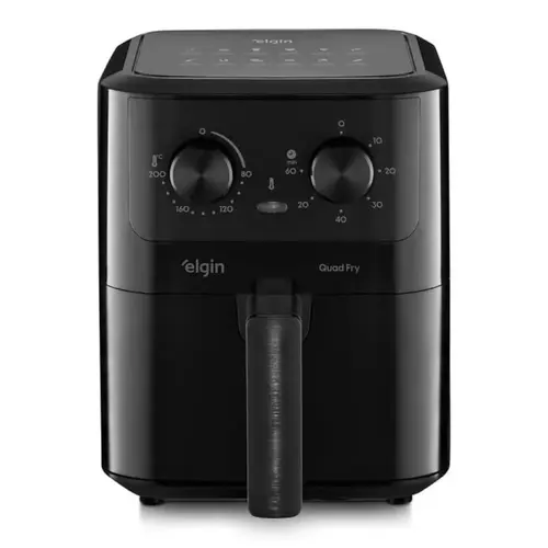 Fritadeira Air Fryer Elgin Quad Fry 4,2 Litros 1400W Preto