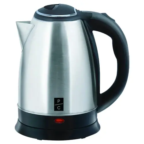 Chaleira Elétrica Planeta Casa 1,8 litros com Desligamento Automático Preto/Inox