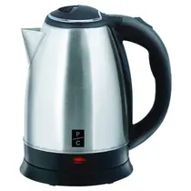 Chaleira Elétrica Planeta Casa 1,8 litros com Desligamento Automático Preto/Inox