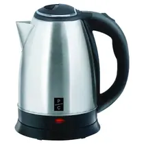 Chaleira Elétrica Planeta Casa 1,8 litros com Desligamento Automático Preto/Inox