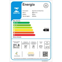 Geladeira Electrolux RE21S 213 Litros 1 Porta Cycle Defros Inox