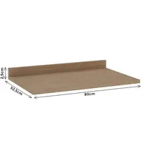 Tampo para Balcão Cooktop 80cm 100% MDF Genialflex Iluminata