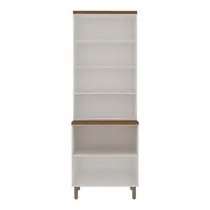 Cristaleira 80cm 4 Portas com Vidro 100% MDF Genialflex Iluminata