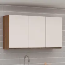 Armário Áereo 120cm 3 Portas Genialflex Conecta