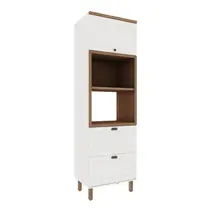 Torre Quente 2 Portas 1 Gaveta 100% MDF Genialflex Iluminata