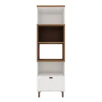 Torre Quente 2 Portas 1 Gaveta 100% MDF Genialflex Iluminata