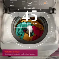 Lavadora de Roupas Brastemp 14kg BWJ14AB com Smart Sensor e Reuso de Água Branco