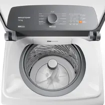 Lavadora de Roupas Brastemp 14kg BWJ14AB com Smart Sensor e Reuso de Água Branco