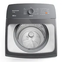 Lavadora de Roupas Brastemp 14kg BWJ14AB com Smart Sensor e Reuso de Água Branco