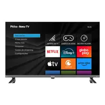 Smart TV 43” Philco DLED UHD P43KRA Roku TV com Comando de Voz HDR 3 HDMI 2 USB
