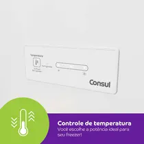 Freezer Horizontal Consul CHA31MB 307 Litros 1 Porta Branco