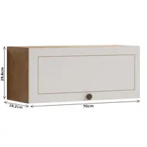 Armário Aéreo 1 Porta Basculante 100% MDF Genialflex Frizz