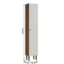 Paneleiro 1 Porta 100% MDF Genialflex Frizz
