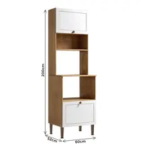 Torre Quente 2 Portas 100% MDF Genialflex Frizz