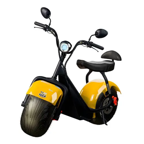 Scooter Elétrica TUI Mais 2 Lugares 1000w Autonomia 60km Amarelo