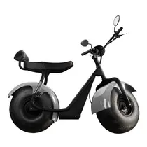 Scooter Elétrica TUI Mais 2 Lugares 1000w Autonomia 60km - Prata