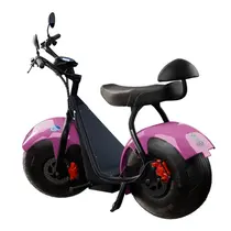 Scooter Elétrica TUI Mais 2 Lugares 1000w Autonomia 60km - Rosa