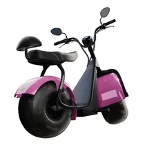 Scooter Elétrica TUI Mais 2 Lugares 1000w Autonomia 60km - Rosa