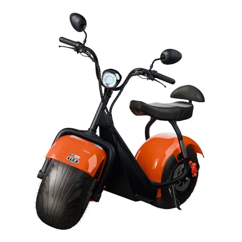 Scooter Elétrica TUI Mais 2 Lugares 1000w Autonomia 60km Laranja