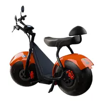 Scooter Elétrica TUI Mais 2 Lugares 1000w Autonomia 60km Laranja