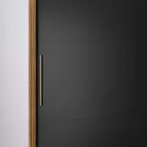 Guarda-Roupa Casal 2 Portas de Correr 4 Gavetas Com Espelho 100% MDF MX Móveis Seul