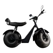 Scooter Elétrica TUI Mais 2 Lugares 1000w Autonomia 60km - Preto
