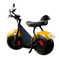 Scooter Elétrica TUI Mais 2 Lugares 1000w Autonomia 60km Amarelo